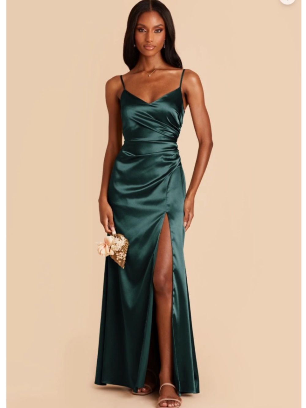 NWT Birdy Grey Catherine shiny satin Emerald XXL
